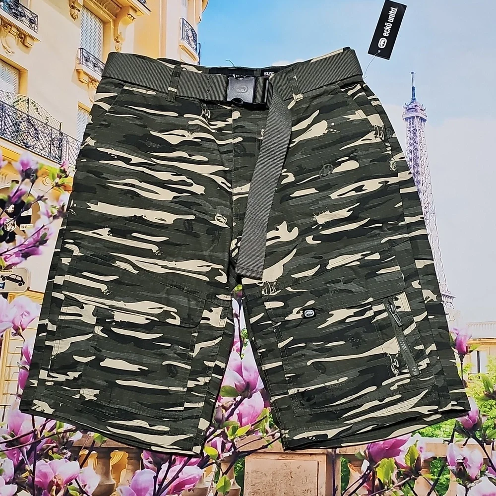 Ecko‎ Unltd Camo Cargo Shorts Size 32 NWT